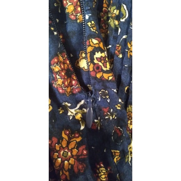 Veronica Beard Shireen Pleated Floral Midi-Dress Size 10 - Picture 5 of 5